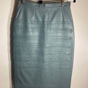 Leather Skirt, Size S,